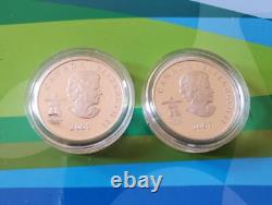 2010 VANCOUVER CANADA Olympics Set of 13 Silver PROOF Coins and Wafer