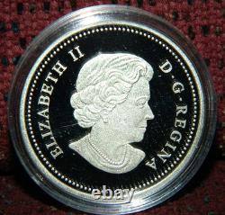 2011 CANADA $15 MAPLE OF HAPPINESS MAGPIE PROOF SILVER COIN WithHOLOGRAM + BOX
