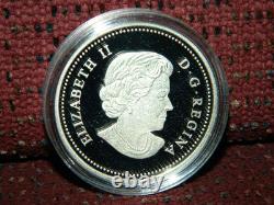 2011 CANADA $15 MAPLE OF HAPPINESS MAGPIE PROOF SILVER COIN WithHOLOGRAM + BOX