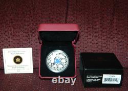 2011 CANADA $15 MAPLE OF HAPPINESS MAGPIE PROOF SILVER COIN WithHOLOGRAM + BOX