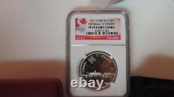 2011 Canada $10 Silver Proof Dollar Highway of Heroes With Box and COA NGC 69