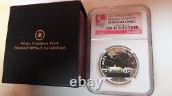 2011 Canada $10 Silver Proof Dollar Highway of Heroes With Box and COA NGC 69