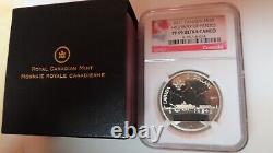 2011 Canada $10 Silver Proof Dollar Highway of Heroes With Box and COA NGC 69