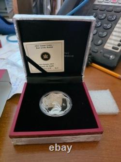 2011 Canada $15 Lunar Lotus Year of the Rabbit Sterling Silver Coin