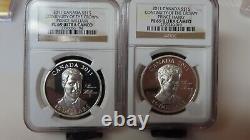 2011 Canada 30g Silver Proof Continuity Crown Prince Harry & William NGC PL 69