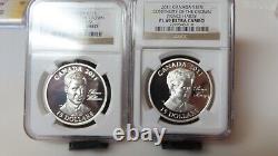 2011 Canada 30g Silver Proof Continuity Crown Prince Harry & William NGC PL 69