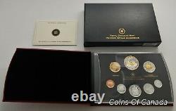 2011 Canada 8 Coin Silver PROOF Set with Gold Plated Silver Dollar #coinsofcanada