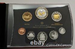 2011 Canada 8 Coin Silver PROOF Set with Gold Plated Silver Dollar #coinsofcanada