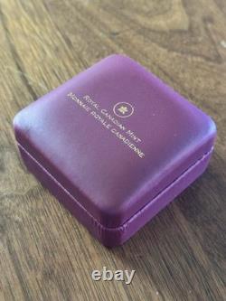 2011 Canada Crystal Snowflake Montana Proof Silver Coin