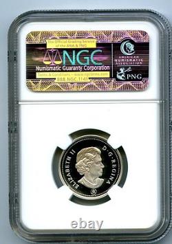 2011 Canada Silver Proof 25 Cent Ngc Pf70 Ucam Quarter Super Rare Top Grade