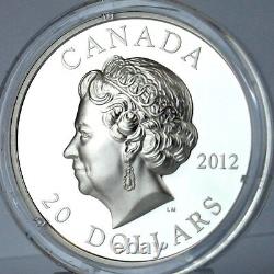 2012 $20 Elizabeth II Diamond Jubilee Ultra High Relief Pure Silver Proof Coin