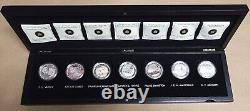 2012-2013 Canada Mint Group Of Seven Series Proof Silver $20 Dollar Coin Set