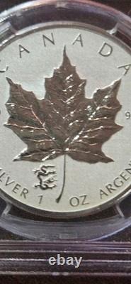 2012 $5 Canada Silver Maple Leaf Reverse Proof PCGS SP Gem Dragon Privy