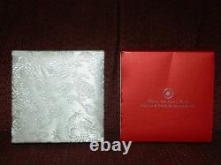 2012 CANADA $15 LUNAR YEAR OF THE DRAGON. 9999 1OZ PROOF SILVER COIN WithBOX & COA