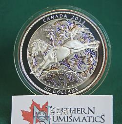 2012 Canada $50 Calgary Stampede Centennial 5 oz. Proof finish 99.99% silver