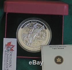 2012 Canada $50 Calgary Stampede Centennial 5 oz. Proof finish 99.99% silver