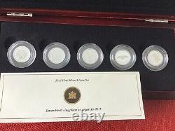 2012 Canada Farewell Penny 5Silver Coin Proof Set
