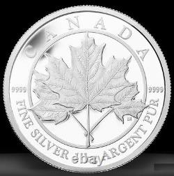 2012 Canada Maple Leaf Forever Proof Silver Kilo Coin. 9999 Pure