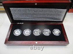 2012 Canada Silver 5 coin Set Farewell Adieu 4879/5000