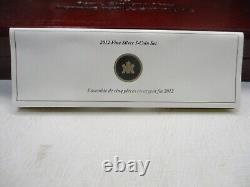 2012 Canada Silver 5 coin Set Farewell Adieu 4879/5000