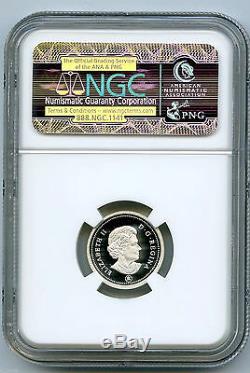2012 Canada Silver Cent Ngc Pf70 Ucam Proof First & Last Year Issue Gilted Maple