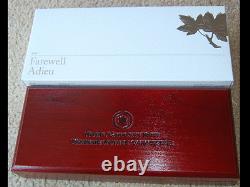 2012 Farewell to the Penny Silver Proof Coin Set 5 commemorative coins Canada