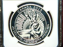2013-14 Canada $20 Untamed Canada Three Silver Coin Set Ngc Pf 70 Ultra Cameo
