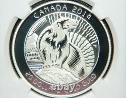 2013-14 Canada $20 Untamed Canada Three Silver Coin Set Ngc Pf 70 Ultra Cameo