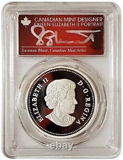 2013 $20 Canada Protecting Her Nest PCGS PR70DCA Susanna Blunt Silver Proof Coin