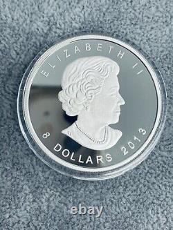 2013 $8 CANADIAN POLAR BEAR Proof Limited 7500 Mintage Coin. 9999 Silver Rare