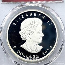 2013 $8 Canada Polar Bear 1½ Oz. 9999 Silver -PCGS PR70DCAM S. Blunt Signed
