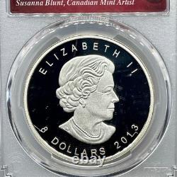 2013 $8 Canada Polar Bear 1½ Oz. 9999 Silver -PCGS PR70DCAM S. Blunt Signed