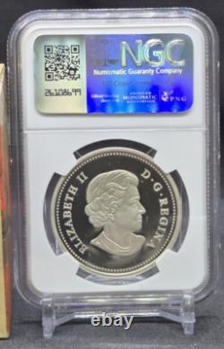 2013 CANADA $20 AUTUMN BLISS NGC PF70 UC /w OGP. 999 COLORED SILVER COIN