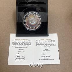 2013 CANADA $20 FINE 99.99 SILVER PROOF 1 Oz. METROPOLIS 75th Anniv. Of SUPERMAN