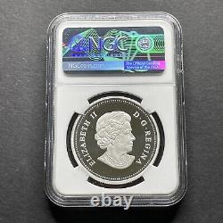 2013 Canada 1oz Proof Silver S$20 Blue Flag Iris Swarovski NGC PF69 $20 Coin