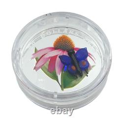 2013 Canada $20 Purple Coneflower Fine Silver Coin Proof
