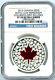 2013 Canada $20 Silver Proof Maple Leaf Impression Ngc Pf70 Colorized Red Enamel
