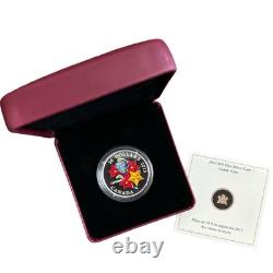 2013 Canada $20 Venetian Murano Glass Candy Cane 1 oz Silver Proof Coin NB388
