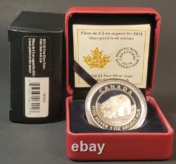 2013 Canada $5 Fine Proof Silver Coin Polar Bear and Cub