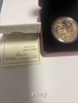 2013 Canada $5 Silver High Relief Piedfort Silver Maple Leaf. Finish Proof