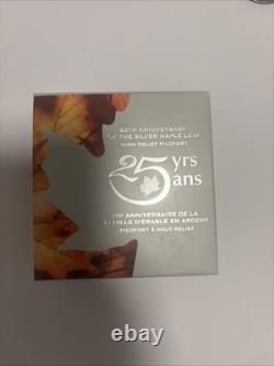 2013 Canada $5 Silver High Relief Piedfort Silver Maple Leaf. Finish Proof