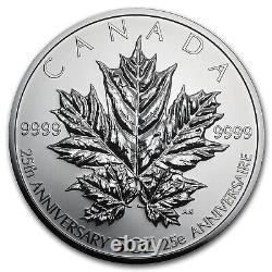 2013 Canada 5 oz Silver $50 25th Anniv. Of the Silver Maple SKU #74721