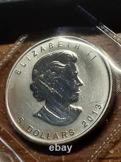 2013 Canada Reverse Proof Maple Leaf. 9999 Pure Silver 1oz
