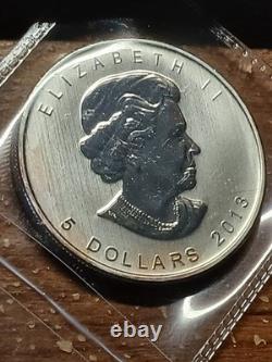 2013 Canada Reverse Proof Maple Leaf. 9999 Pure Silver 1oz
