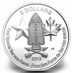 2013 Canada S$5 Devil's Brigade NGC PF70 Ultra Cameo COA