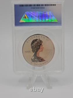 2013 Canada S$5 Silver Maple Leaf 1oz ANACS RP70 DCAM Coin 25th Anniversary