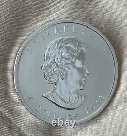 2013 Canada Silver $5 One Ounce Coin Reverse Proof Style (1660)
