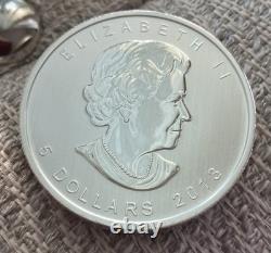 2013 Canada Silver $5 One Ounce Coin Reverse Proof Style (1660)