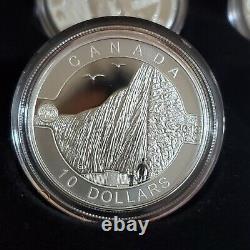 2013 O Canada 12 Coin 1/2 Oz proof Silver coin Set. 9 of 12 with Box and COA