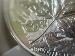 2013 Piedfort Canada $5 Maple Leaf High Relief Coin 25th Anniv. NGC PF70UCAM